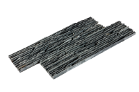 3D мозаика из натурального камня RKS SLATE Сланец Black Waterfall Pencil