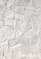 Фасадный камень RKS SLATE White Quartz Loose